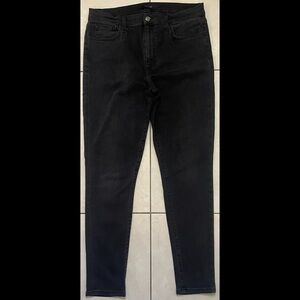 Black High Rise Stretchy Skinny Jeans